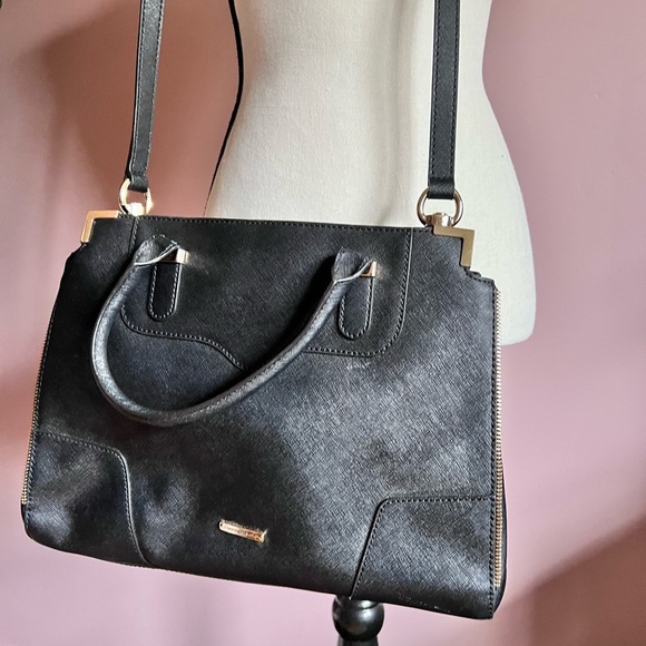 REBECCA MINKOFF Handbag Black Amorous Satchel - Picture 5 of 14